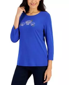 Женский праздничный пляжный топ, созданный для macy's Karen Scott, мульти