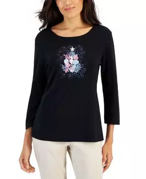 Женский праздничный пляжный топ, созданный для macy's Karen Scott, мульти