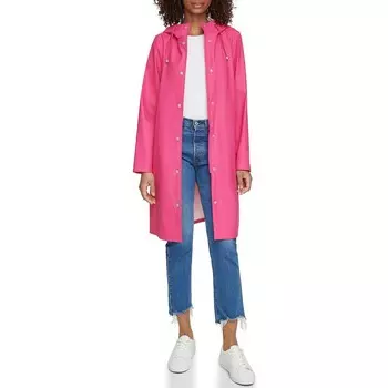 Женский прорезиненный плащ Levi's, цвет Hot Pink