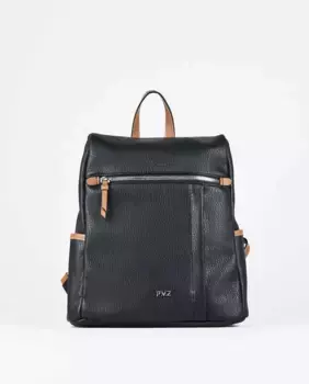 Женский противоугонный рюкзак с несколькими карманами черного цвета PACOMARTINEZ, чёрный