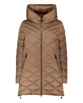Женский пуховик 3/4 со съемным капюшоном Betty Barclay, золотой