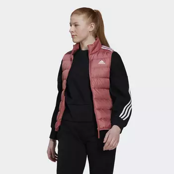 Женский пуховик Adidas, красный