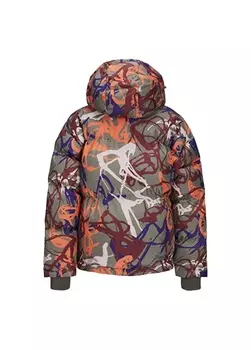 Женский пуховик антрацитовый JJXX