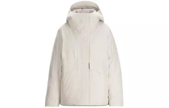 Пуховик женский Arcteryx Veilance Collection, серо-белый