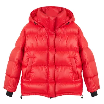 Женский пуховик Black&Color, Розовый