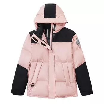 Женский пуховик CAMEL, Пудра Lotus Mist / Фантомный черный