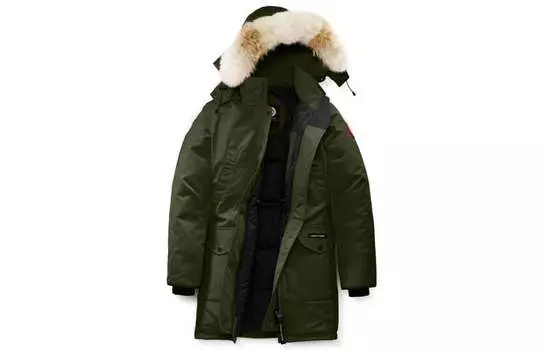 Женский пуховик Canada Goose, Армейский Зеленый