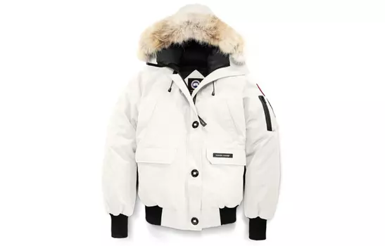 Женский пуховик Canada Goose, белый