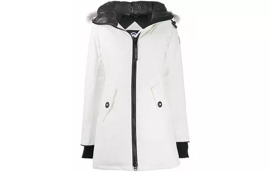 Женский пуховик Canada Goose, белый