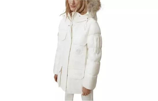 Женский пуховик Canada Goose, Бежевый