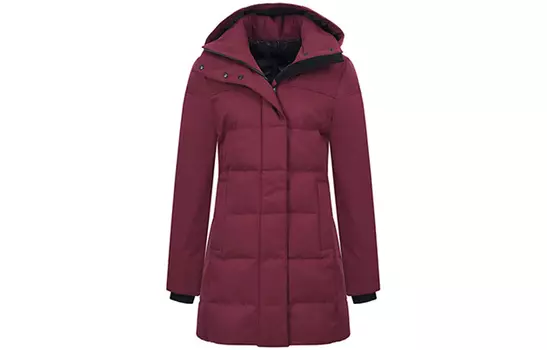 Женский пуховик Canada Goose, Бургундия