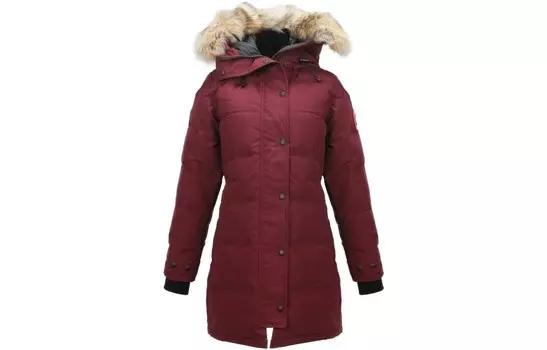 Женский пуховик Canada Goose, burgundy