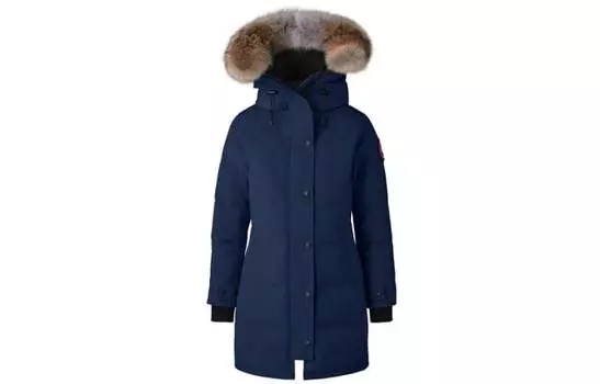 Женский пуховик Canada Goose, темно-синий