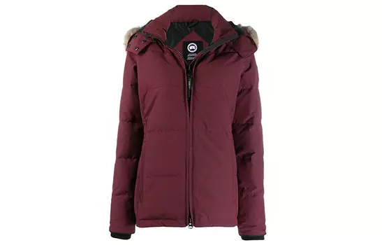 Женский пуховик Canada Goose, цвет berry red