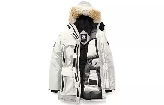 Женский пуховик Canada Goose, цвет morning white