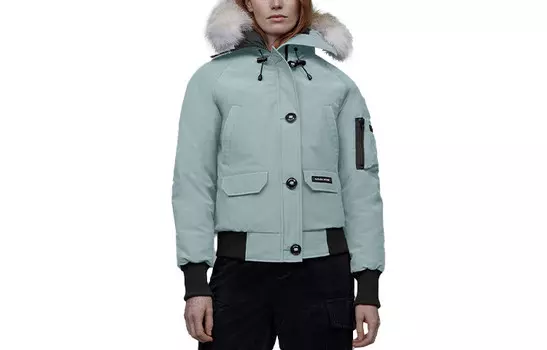 Женский пуховик Canada Goose, цвет stormy sky color