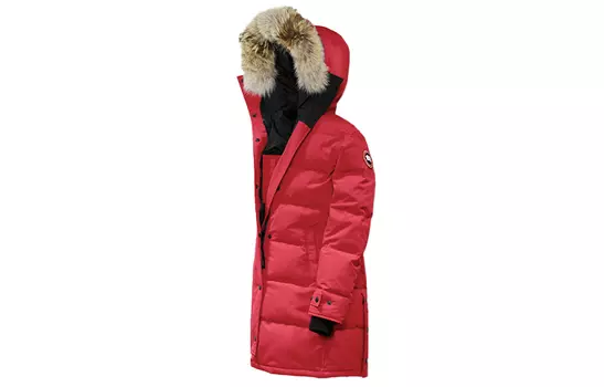 Женский пуховик Canada Goose, красный