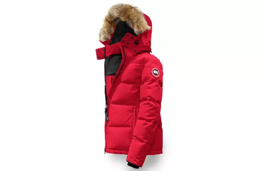 Женский пуховик Canada Goose, красный