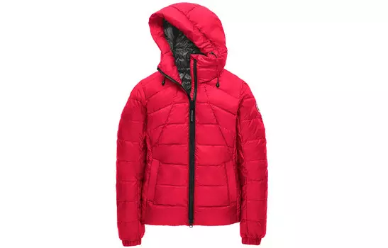 Женский пуховик Canada Goose, красный