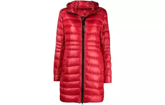 Женский пуховик Canada Goose, красный