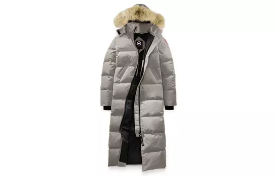Женский пуховик Canada Goose, лайм