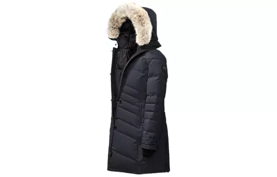 Женский пуховик Canada Goose, темно-синий