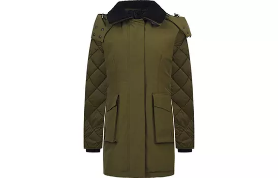 Женский пуховик Canada Goose, темно-зеленый