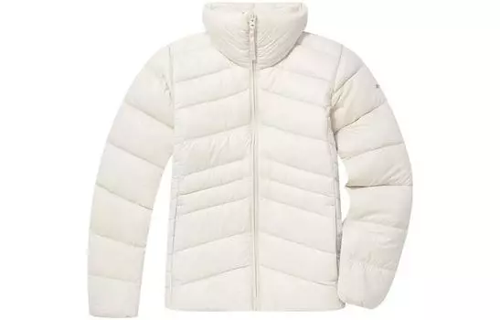 Женский пуховик Columbia, молочный