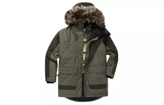 Женский пуховик Columbia, зеленый