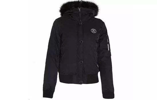 Женский пуховик Converse, цвет Black