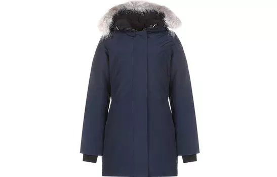 Женский пуховик цвета морской волны Canada Goose, Marine Blue