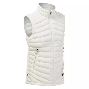 Жилет пуховый женский горный походный Forclaz MT100, белый