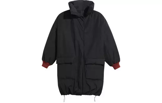 Двусторонний женский пуховик Levi's Momo Pillow Puffer, черный