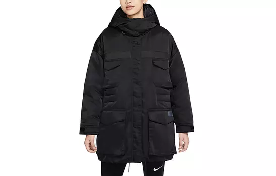 Женский пуховик Nike, цвет Black
