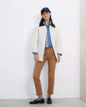 Женский пуховик ромб Easy Wear, цвет 120 Crudo