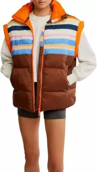 Женский пуховик с принтом FP Movement FP Movement, коричневый