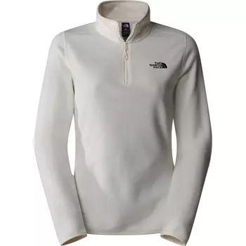 Женский пуловер 100 Glacier с молнией 1/4 The North Face, белый