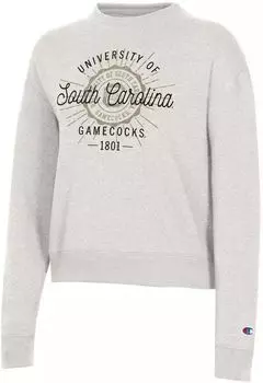 Женский пуловер Champion South Carolina Gamecocks Pebblestone Triumph Crew свитшот