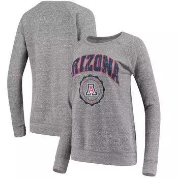 Женский пуловер Pressbox Heathered Grey Arizona Wildcats Edith Vintage Knobi