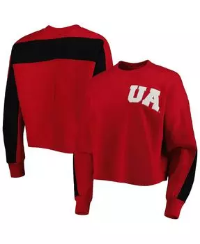 Женский пуловер с цветными блоками Crimson Alabama Crimson Tide Back To Reality, толстовка Gameday Couture