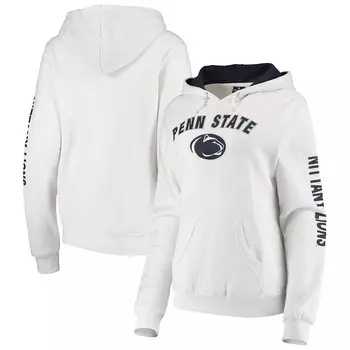 Женский пуловер с капюшоном Colosseum белого цвета Penn State Nittany Lions Loud and Proud, цвет Pst White