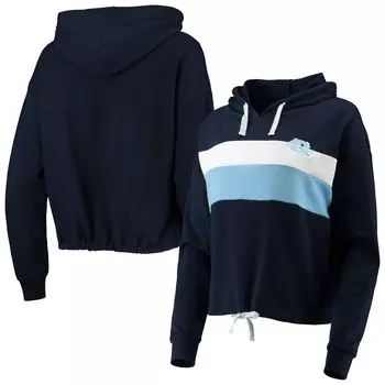 Женский пуловер с капюшоном и темно-синим цветом Gameday Couture North Carolina Tar Heels Leave Your Mark