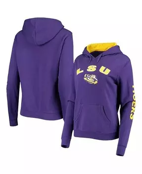 Женский пуловер с капюшоном LSU Tigers Loud and Proud фиолетового цвета Colosseum, фиолетовый