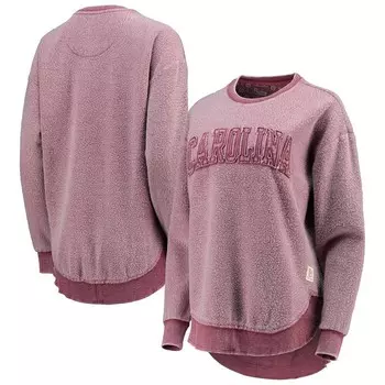 Женский пуловер с капюшоном Pressbox Garnet South Carolina Gamecocks Ponchoville, цвет Scr Red