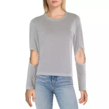 Женский пуловер с круглым вырезом и длинными рукавами Dion Lee, слоновая кость