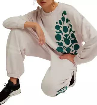 Женский пуловер с логотипом FP Movement All Star FP Movement, цвет Rose Quartz Combo