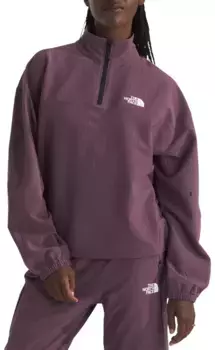Женский пуловер с молнией 1/4 The North Face Tekware Grid, цвет Midnight Mauve