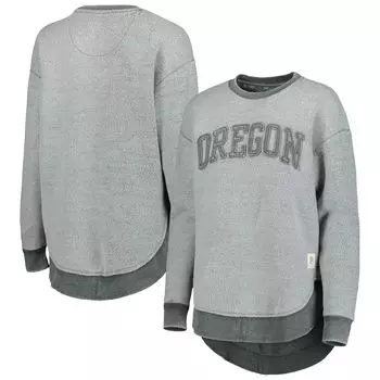 Женский пуловер с пончовиллой Pressbox Green Oregon Ducks