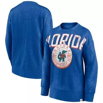 Женский пуловер с принтом Fanatics Royal Florida Gators Jump Distribution Fanatics