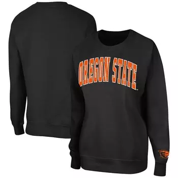 Женский пуловер-свитшот Colosseum Black Oregon State Beavers Campanile, цвет Ors Black